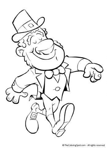 Leprechaun Coloring Page 2 | Audio Stories for Kids | Free Coloring ...