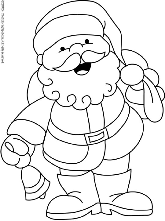 santa clause coloring pages