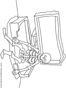 skeleton  audio stories for kids  free coloring pages