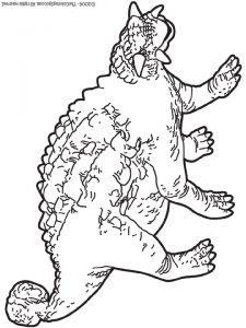 ankylosaurus coloring