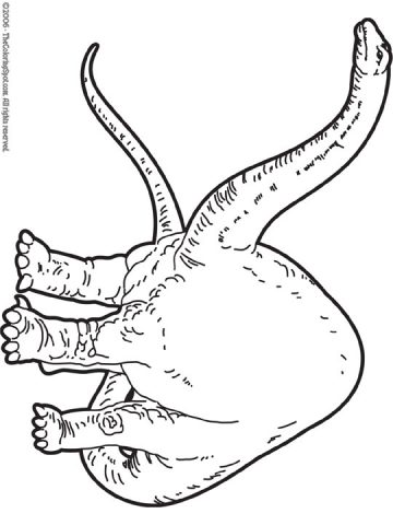 Apatosaurus Coloring Page | Audio Stories for Kids | Free Coloring