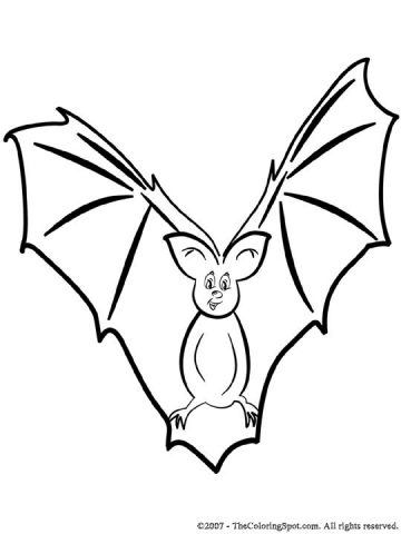 bat2 | Audio Stories for Kids | Free Coloring Pages | Colouring Printables