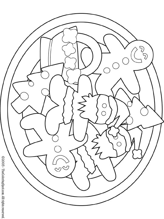 Christmas Cookies Coloring Page 2 | Audio Stories for Kids | Free