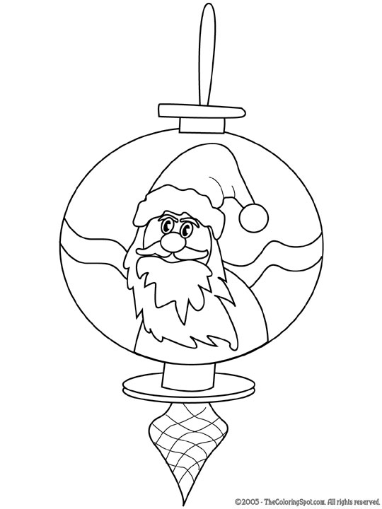 Christmas Tree Ornaments Coloring Page 2 | Audio Stories for Kids