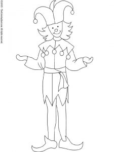 48+ Jester And Baton Online Coloring Page Free Download