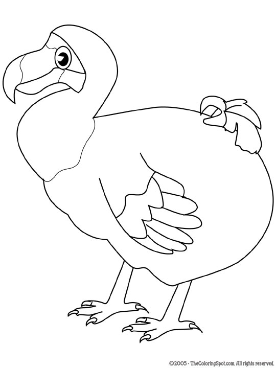 Dodo Coloring Page | Audio Stories for Kids | Free Coloring Pages