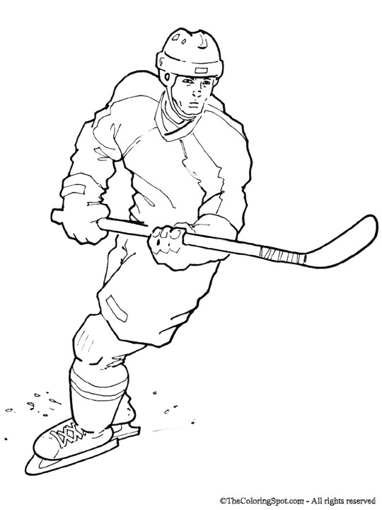 Hockey Player Coloring Page Audio Stories For Kids Free Coloring Hockey Player Coloring Page Audio Stories For Kids Free Coloring